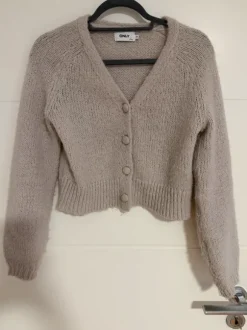 Strickjacke Only Cremebeige Gr XS