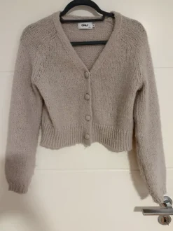 Strickjacke Only Cremebeige Gr XS