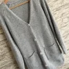 Strickjacke/Cardigan etwas Länger grau