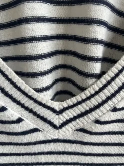 Strickpullover gestreift