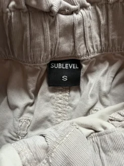 Sublevel, Cordhose, beige, Gr. S