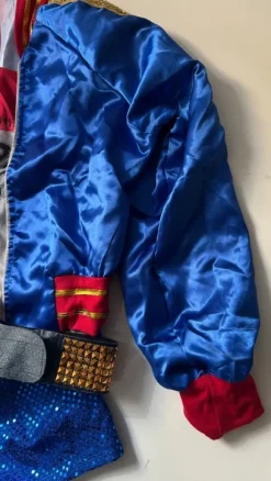 Suicide Squad Harley Quinn Kostüm Rot Blau S/XS| Karneval Fasching Kostüm Cosplay Damenmode