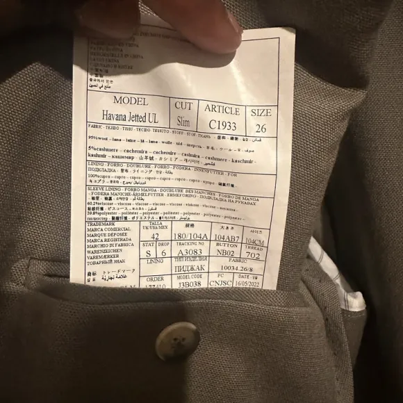 Suitsupply Havana Green Blazer