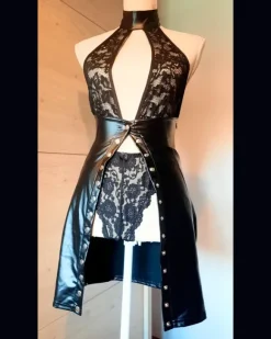 Supersexy Stretch nepleren korte jurk.