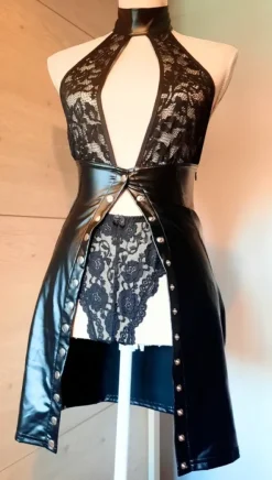 Supersexy Stretch nepleren korte jurk.