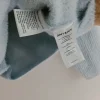 Superzachte nieuwe hairy polo pull in ijsblauw