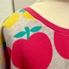 Sweatshirt ' leichterer Stoff, schön bunt ~ kastiger Schnitt