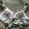 Tankini grau/weiß