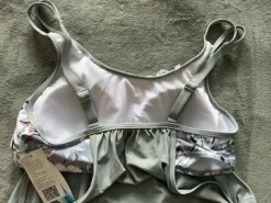Tankini grau/weiß