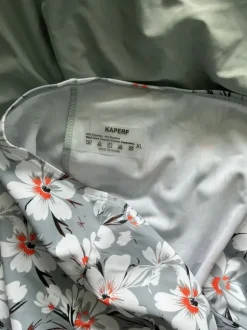 Tankini grau/weiß