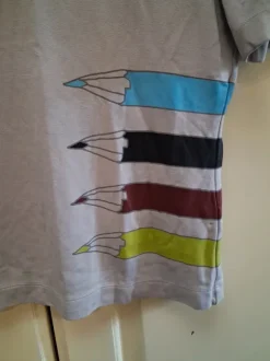 Ted baker t-shirt maat 1 maat 36 Dames grijs