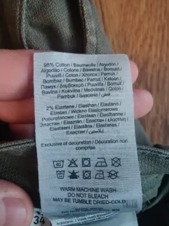 TeeShoppen Chino Hose Olive Grün