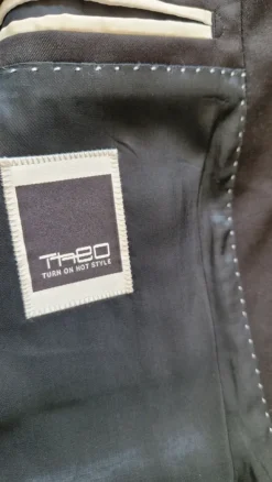 THEO (Wormland) Herren Anzug Schwarz Hose + Jacket