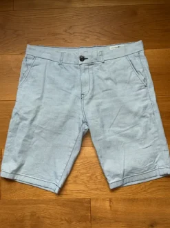 Tom Taylor Demmin Gino Shorts Gr. L blau-weiß kariert
