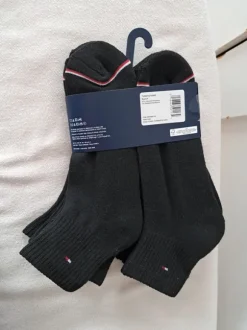 Tommy Hilfiger heren enkelsokken, zwart. Set van 6 paar