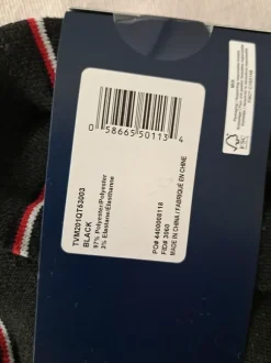Tommy Hilfiger heren enkelsokken, zwart. Set van 6 paar