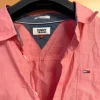 Tommy Jeans Hemd Herren Gr. L Rosé/Rot