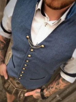 Trachtenweste Oktoberfest Lederhose Tracht