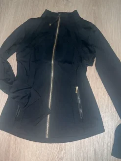 Trainingskacke schwarz