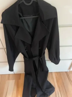 Trenchcoat dazy Mantel schwarz elegant