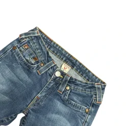 True Religion flared/bootcut low waist women designer jeans(w28)