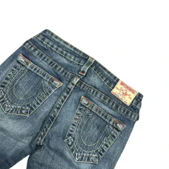 True Religion flared/bootcut low waist women designer jeans(w28)