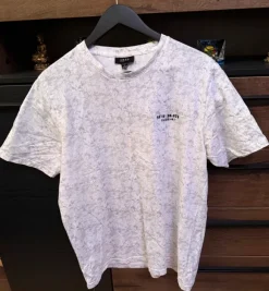 T-Shirt Weiß/Grau Gr. L