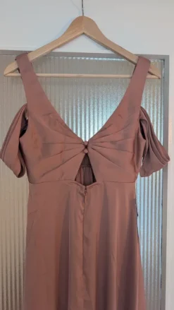 Umstandsmode Abendkleid Azazie Gr. 38 Bronze/Kupfer