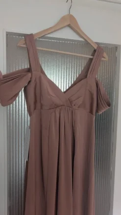 Umstandsmode Abendkleid Azazie Gr. 38 Bronze/Kupfer