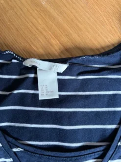 Umstandstops Stilltops H&M Mama Gr. M 2 Stück Weiß blau gestreift