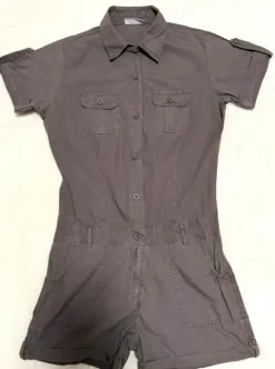 Utility Jumpsuit S - Safari Style khaki y2k