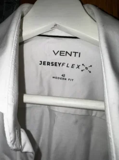 VENTI Herrenhemd weiß JerseyFlex Modern Fit