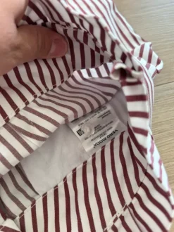 Vera Mode Damen Shorts weiß rostbraun Größe L