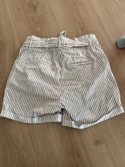 Vera Mode Damen Shorts weiß beige Größe L