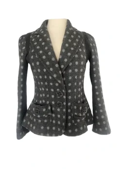 Veste courte en laine Sonia Rykiel Vintage