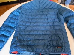 Veste doudoune bleu ciel