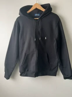 Veste Ralph Lauren noire à zip taille S homme
