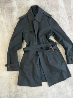Vintage '90 US Army Trench Coat Style Black