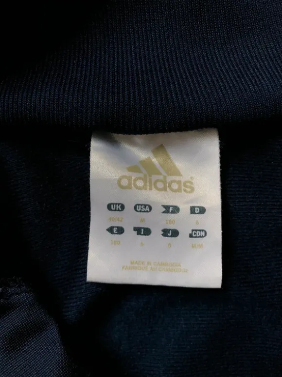 Vintage Adidas Jacke / Trackjacket - Gr. M - Dunkelblau - Y2K - Streetwear - Pashastyle - Neu
