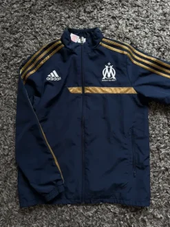 Vintage Adidas Olympique Marseille Track Jacket Y2K