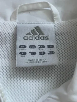 Vintage Adidas Real Madrid Jacke weiß - Größe 5 (ca. L)
