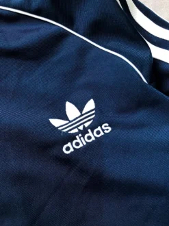 Vintage Adidas Strickjacke / Jacke - Gr. S - Dunkelblau - Y2K - Pashastyle - Neu