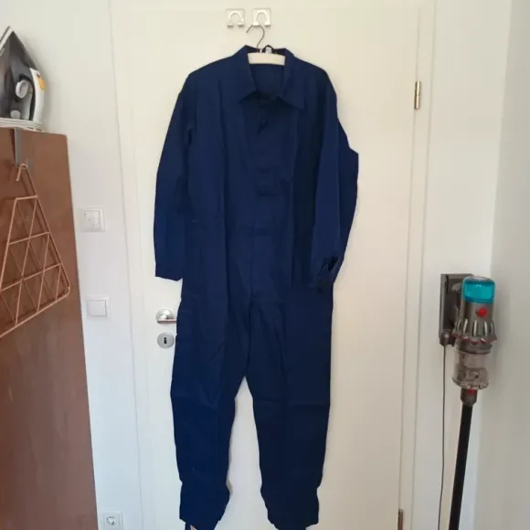 Vintage Bleu de Travail, Arbeits- Overall, Anzug, Blaumann, Jumpsuit blau, Neu, Gr. 48 / M-L - 1