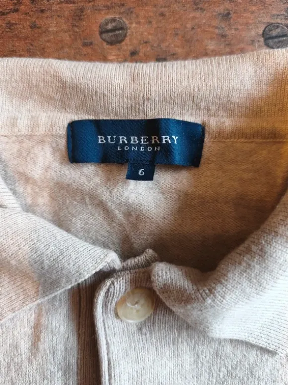 Vintage Burberry 100% Kasjmier Polotrui