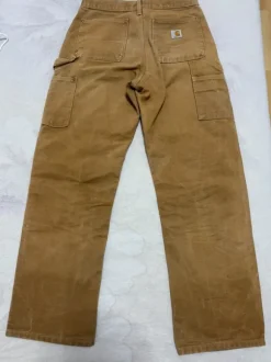 Vintage Carhartt Double Knee B01 BRN Pants Faded