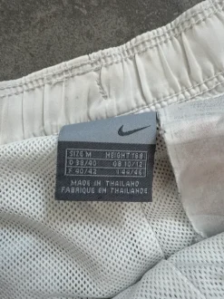 Vintage Nike Trackpants Weiß Baggy Y2K