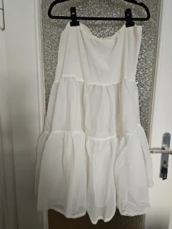 Vintage Petticoat / Unterrock – Cremeweiß – Stufen-Design