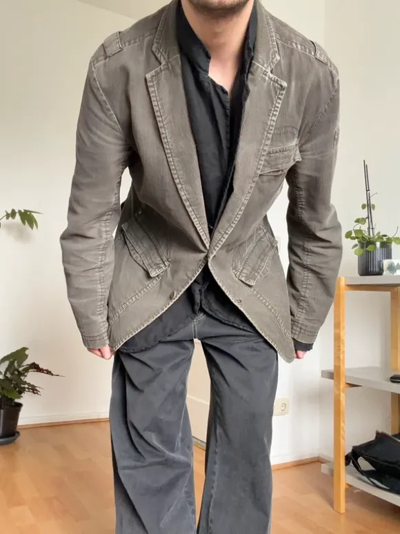Vintage 90s Esprit Corduroy Blazer 🧥 Brown Archival Workwear