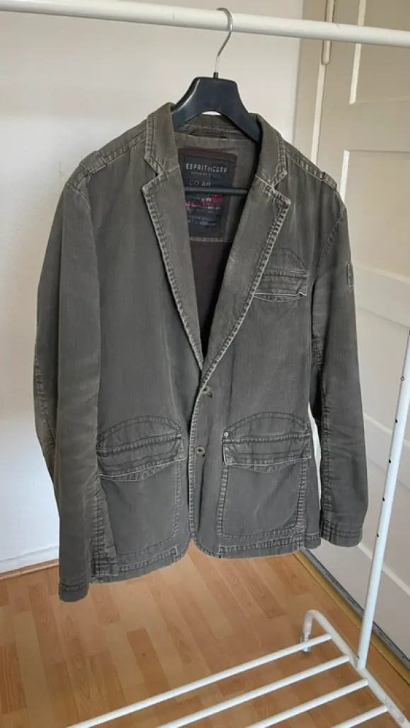 Vintage 90s Esprit Corduroy Blazer 🧥 Brown Archival Workwear