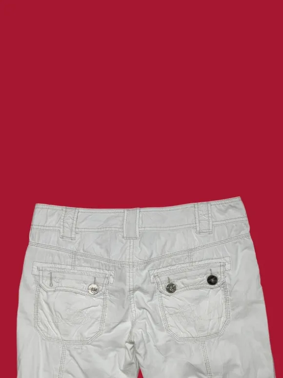 Vintage Stoffhose mit bootcut